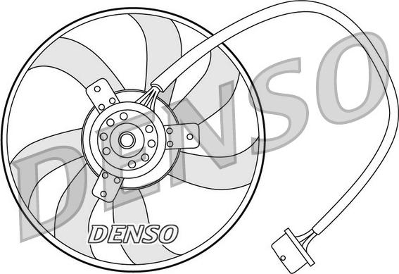 Denso DER32003 - Ventilators, Motora dzesēšanas sistēma autodraugiem.lv