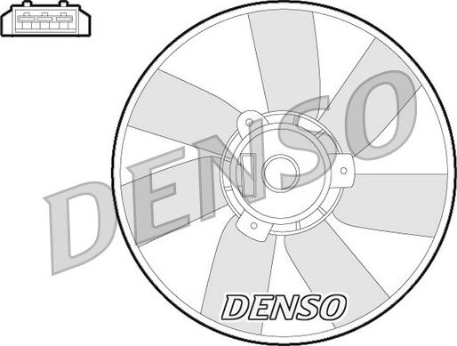 Denso DER32013 - Ventilators, Motora dzesēšanas sistēma autodraugiem.lv