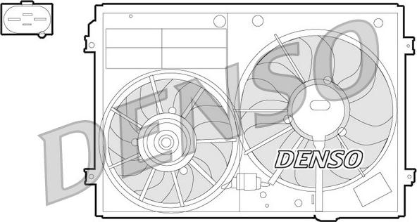 Denso DER32012 - Ventilators, Motora dzesēšanas sistēma autodraugiem.lv