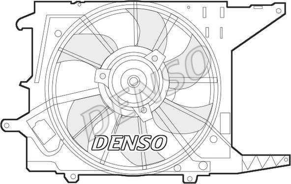 Denso DER37003 - Ventilators, Motora dzesēšanas sistēma autodraugiem.lv