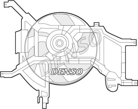 Denso DER37002 - Ventilators, Motora dzesēšanas sistēma autodraugiem.lv