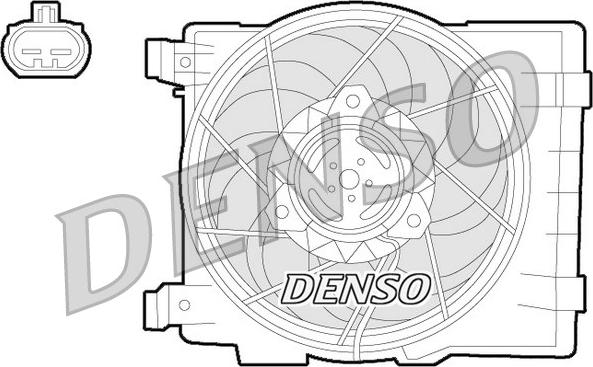 Denso DER20015 - Ventilators, Motora dzesēšanas sistēma autodraugiem.lv