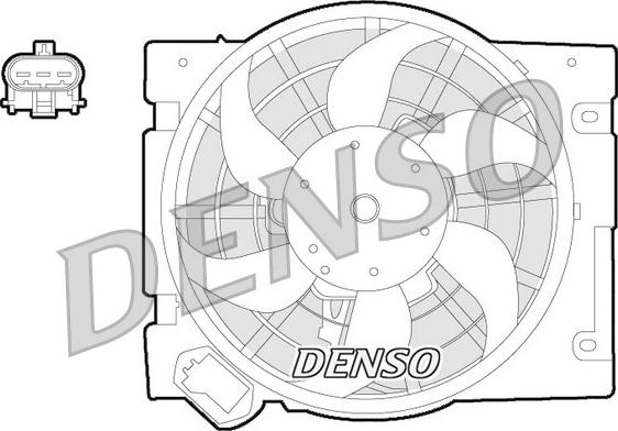 Denso DER20013 - Ventilators, Motora dzesēšanas sistēma autodraugiem.lv