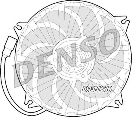 Denso DER21019 - Ventilators, Motora dzesēšanas sistēma autodraugiem.lv