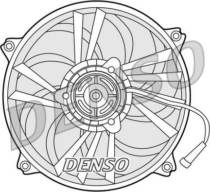 Denso DER21014 - Ventilators, Motora dzesēšanas sistēma autodraugiem.lv