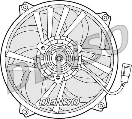Denso DER21015 - Ventilators, Motora dzesēšanas sistēma autodraugiem.lv