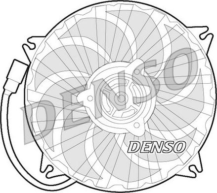 Denso DER21016 - Ventilators, Motora dzesēšanas sistēma autodraugiem.lv