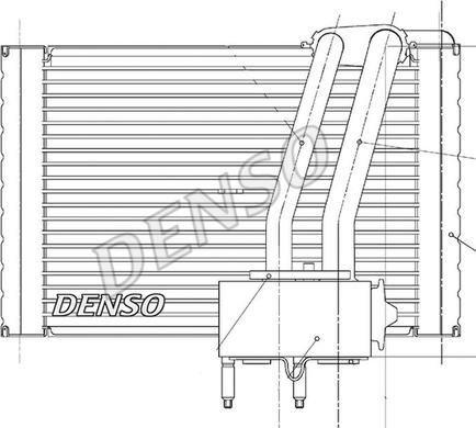 Denso DEV07005 - Iztvaikotājs, Gaisa kondicionēšanas sistēma autodraugiem.lv
