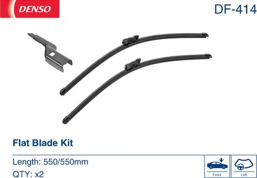 Denso DF-414 - Stikla tīrītāja slotiņa autodraugiem.lv