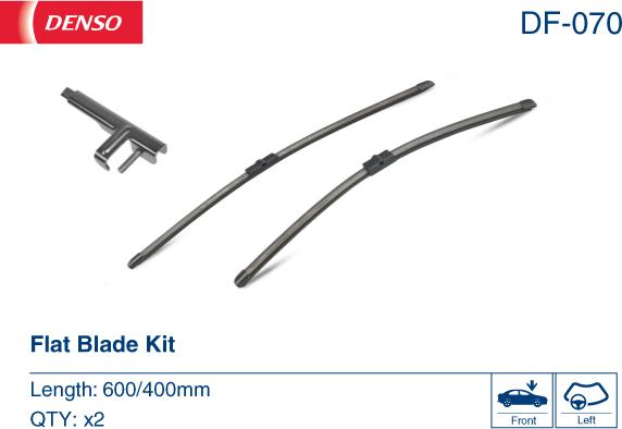 Denso DF-070 - Stikla tīrītāja slotiņa autodraugiem.lv