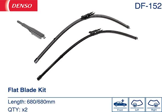 Denso DF-152 - Stikla tīrītāja slotiņa autodraugiem.lv