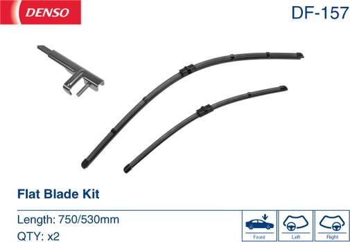 Denso DF-157 - Stikla tīrītāja slotiņa autodraugiem.lv