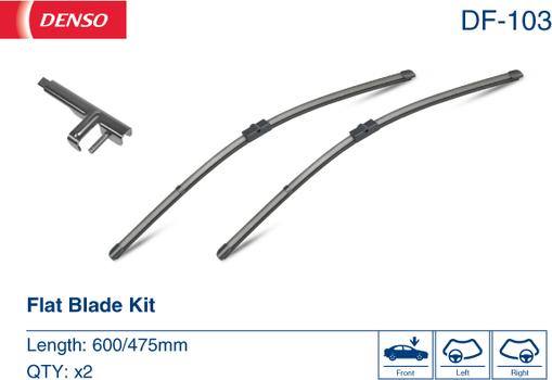 Denso DF-103 - Stikla tīrītāja slotiņa autodraugiem.lv