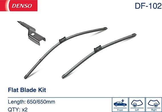 Denso DF-102 - Stikla tīrītāja slotiņa autodraugiem.lv