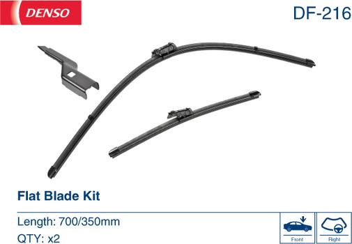 Denso DF-216 - Stikla tīrītāja slotiņa autodraugiem.lv