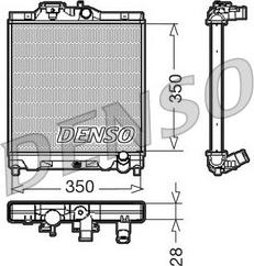 Denso DRM40004 - Radiators, Motora dzesēšanas sistēma autodraugiem.lv