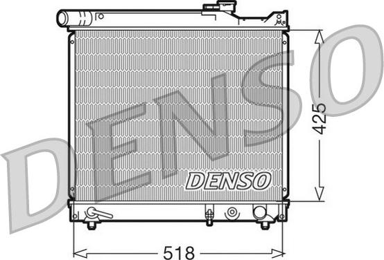 Denso DRM47012 - Radiators, Motora dzesēšanas sistēma autodraugiem.lv