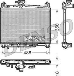 Denso DRM50002 - Radiators, Motora dzesēšanas sistēma autodraugiem.lv