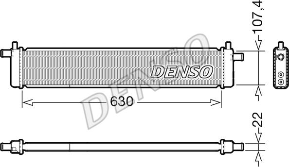 Denso DRM51013 - Radiators, Motora dzesēšanas sistēma autodraugiem.lv