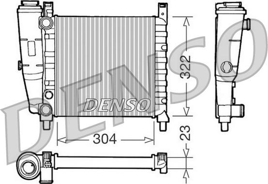 Denso DRM09140 - Radiators, Motora dzesēšanas sistēma autodraugiem.lv