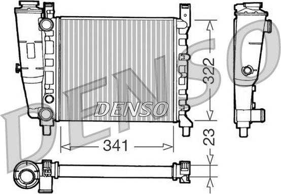 Denso DRM09141 - Radiators, Motora dzesēšanas sistēma autodraugiem.lv