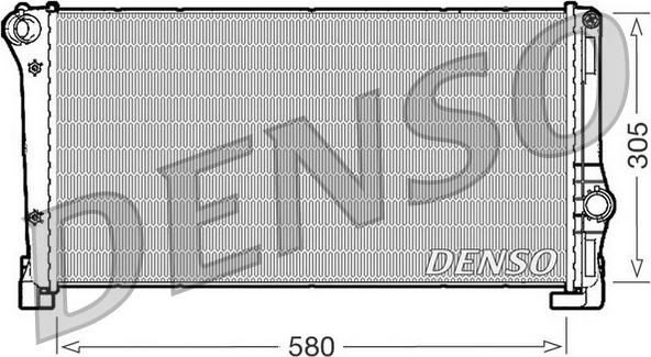 Denso DRM09104 - Radiators, Motora dzesēšanas sistēma autodraugiem.lv