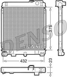 Denso DRM05030 - Radiators, Motora dzesēšanas sistēma autodraugiem.lv