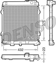 Denso DRM05031 - Radiators, Motora dzesēšanas sistēma autodraugiem.lv