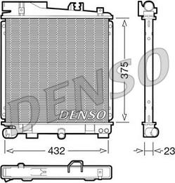 Denso DRM05029 - Radiators, Motora dzesēšanas sistēma autodraugiem.lv