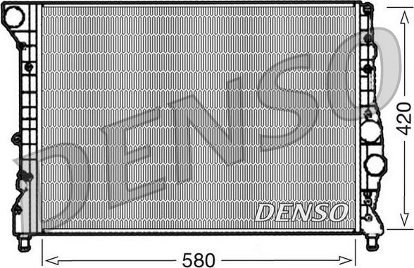 Denso DRM01001 - Radiators, Motora dzesēšanas sistēma autodraugiem.lv