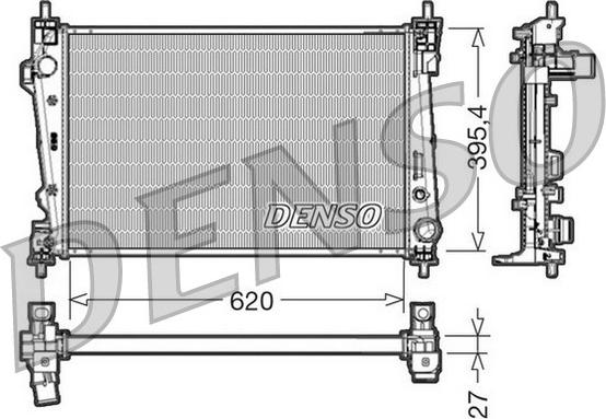 Denso DRM01007 - Radiators, Motora dzesēšanas sistēma autodraugiem.lv