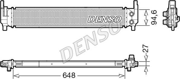 Denso DRM02042 - Radiators, Motora dzesēšanas sistēma autodraugiem.lv
