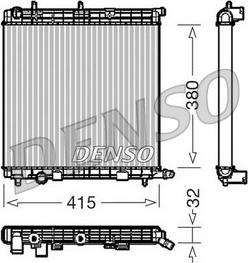 Denso DRM07010 - Radiators, Motora dzesēšanas sistēma autodraugiem.lv