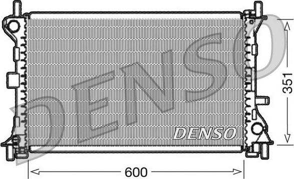Denso DRM10052 - Radiators, Motora dzesēšanas sistēma autodraugiem.lv
