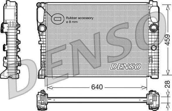 Denso DRM17042 - Radiators, Motora dzesēšanas sistēma autodraugiem.lv