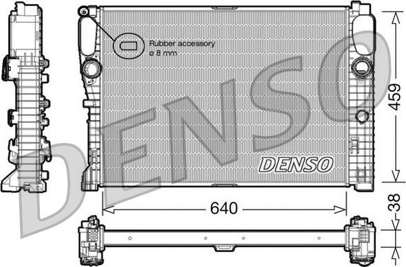 Denso DRM17014 - Radiators, Motora dzesēšanas sistēma autodraugiem.lv
