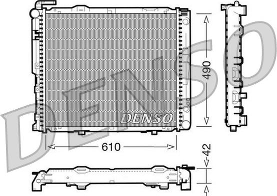 Denso DRM17036 - Radiators, Motora dzesēšanas sistēma autodraugiem.lv