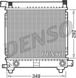 Denso DRM17028 - Radiators, Motora dzesēšanas sistēma autodraugiem.lv