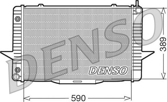 Denso DRM33067 - Radiators, Motora dzesēšanas sistēma autodraugiem.lv