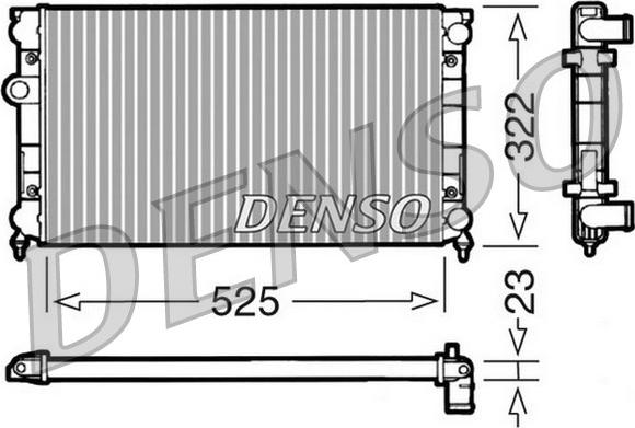 Denso DRM32006 - Radiators, Motora dzesēšanas sistēma autodraugiem.lv