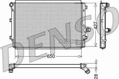 Nissens 65281 - Radiators, Motora dzesēšanas sistēma autodraugiem.lv