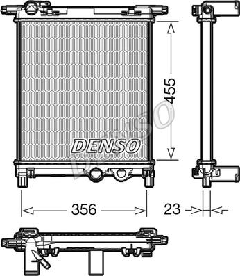 Denso DRM32036 - Radiators, Motora dzesēšanas sistēma autodraugiem.lv