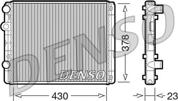 Denso DRM32030 - Radiators, Motora dzesēšanas sistēma autodraugiem.lv