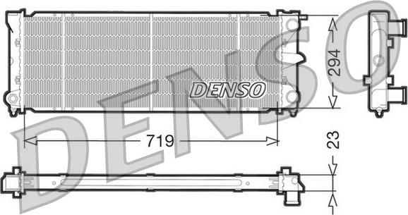 Denso DRM32026 - Radiators, Motora dzesēšanas sistēma autodraugiem.lv
