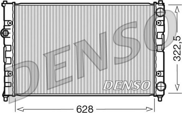 Denso DRM26009 - Radiators, Motora dzesēšanas sistēma autodraugiem.lv