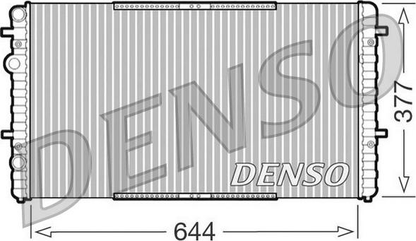 Denso DRM26005 - Radiators, Motora dzesēšanas sistēma autodraugiem.lv