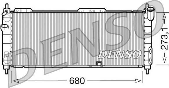 Denso DRM20042 - Radiators, Motora dzesēšanas sistēma autodraugiem.lv