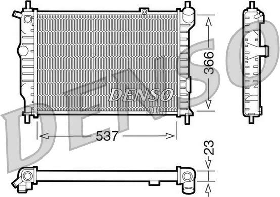 Denso DRM20011 - Radiators, Motora dzesēšanas sistēma autodraugiem.lv