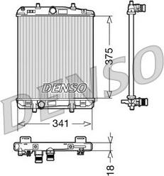 Denso DRM21601 - Radiators, Motora dzesēšanas sistēma autodraugiem.lv