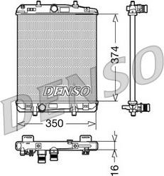 Denso DRM21603 - Radiators, Motora dzesēšanas sistēma autodraugiem.lv